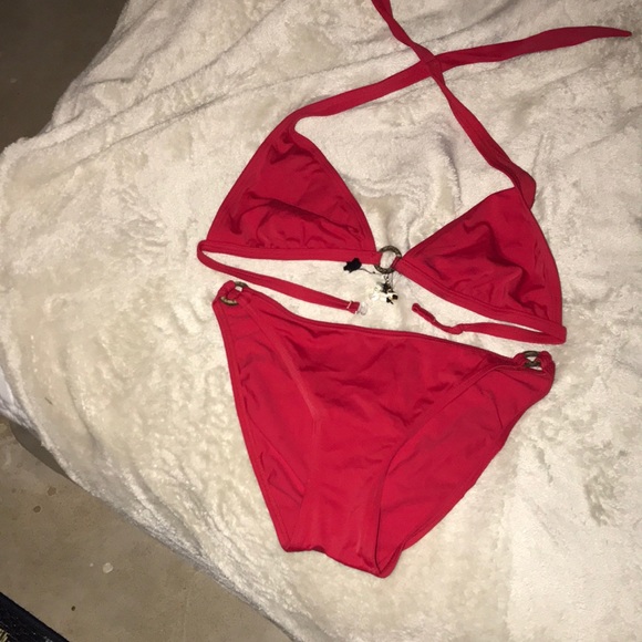 2 piece red swimsuit!! - Picture 1 of 3